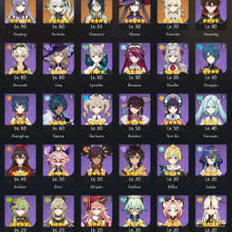 [ASIA] - AR53 - 30 CHAR - 5x 5* KEQING - NAHIDA - XIANYUN - MONA - 1x 5* WEAPONS - FULL ACCESS 0
